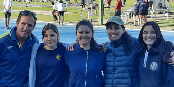 En la pista de atletismo